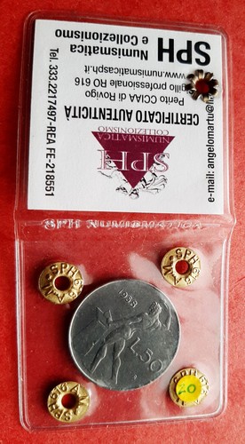 Lire 1958 vulcano perizia - lire,