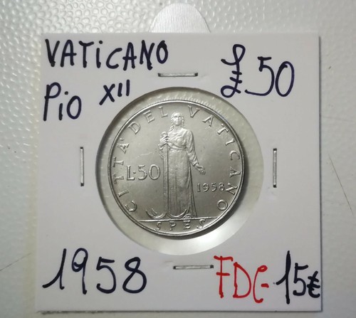 Moneta lire vaticano - moneta,