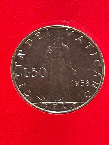 Moneta vaticano lire 1958 - vaticano, 50